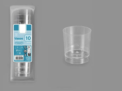 lot de 10 verres shooter réutilisables transparents 4cl