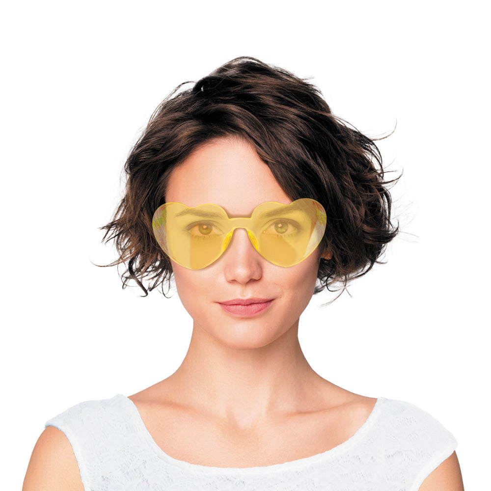LUNETTES FESTIVAL COEUR JAUNE