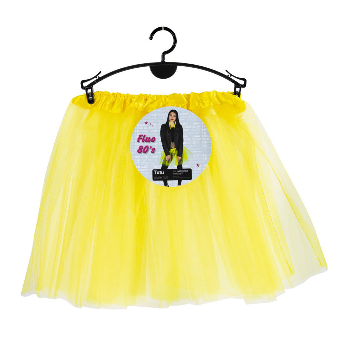 TUTU JAUNE FLUO 35CM