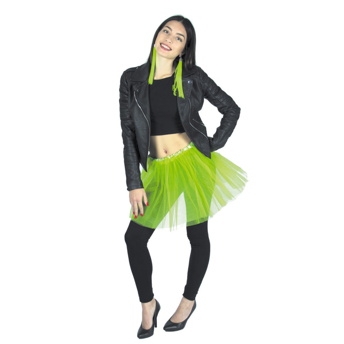 TUTU VERT FLUO 35CM
