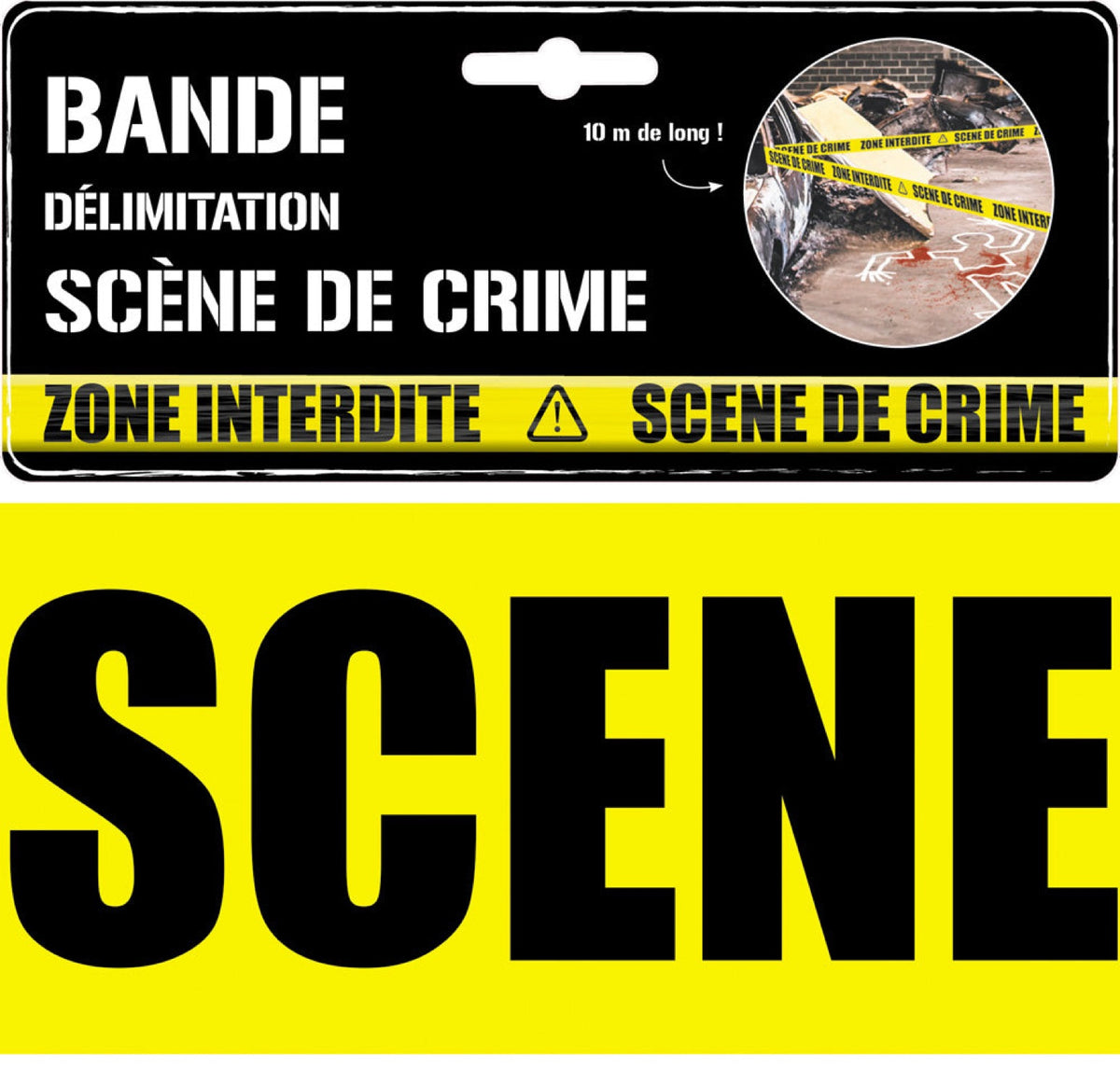 BANDE DELIMITATION SCENE DE CRIME