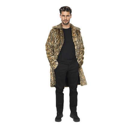 Veste leopard longue