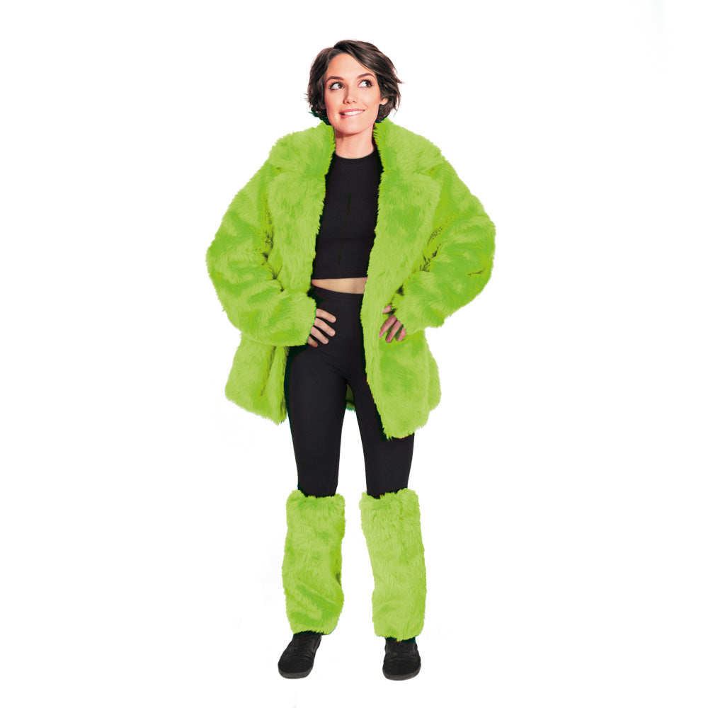 PATTE D'EPH FOURRURE X2 VERT FLUO