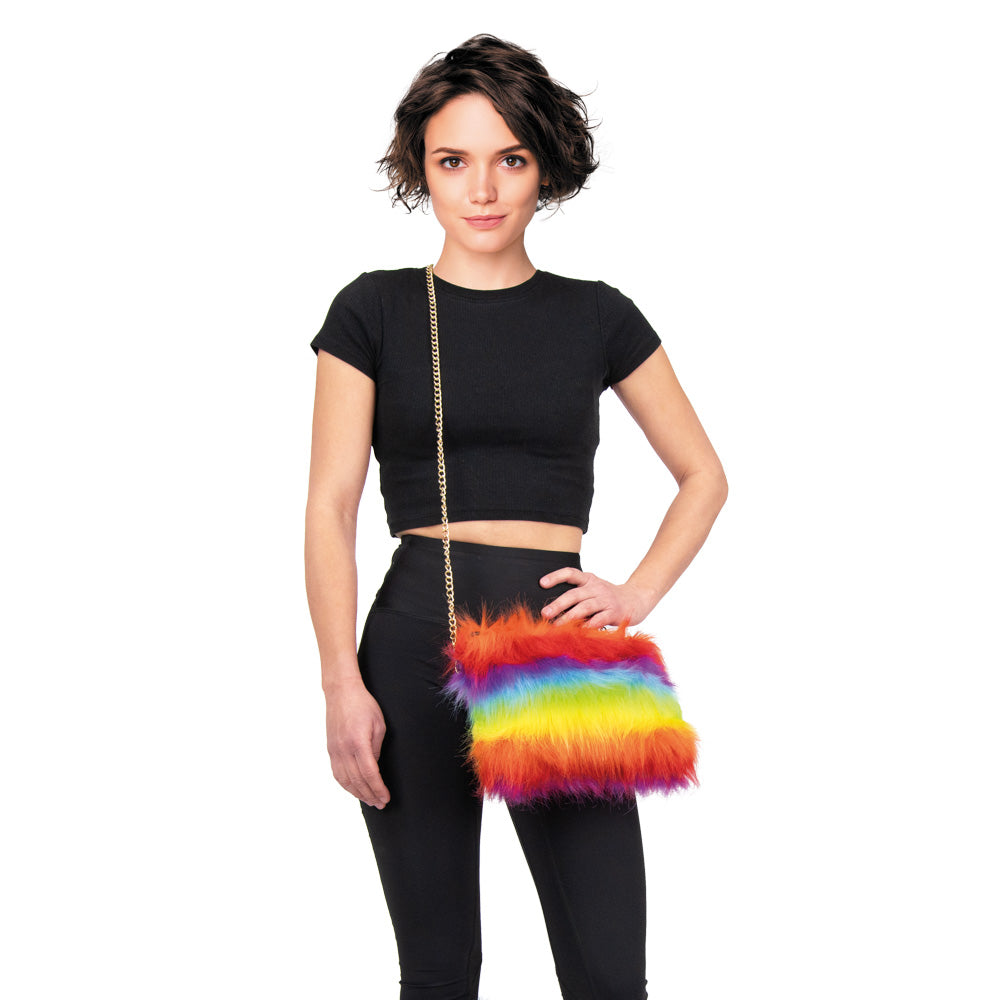 SAC FOURRURE RAINBOW