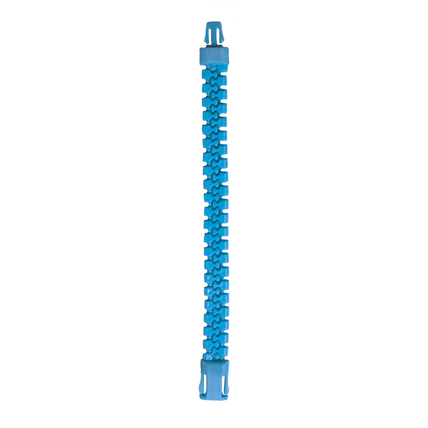 BRACELET ZIP BLEU