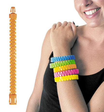 BRACELET ZIP ORANGE