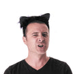 SERRE TETE CHAT NOIR