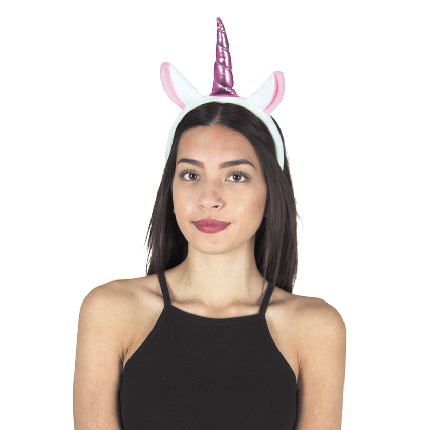 SERRE TETE LICORNE ROSE