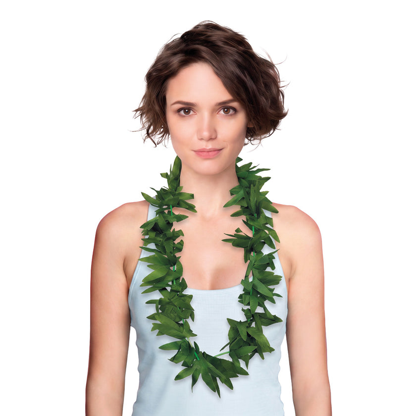Collier hawai a feuilles 3
