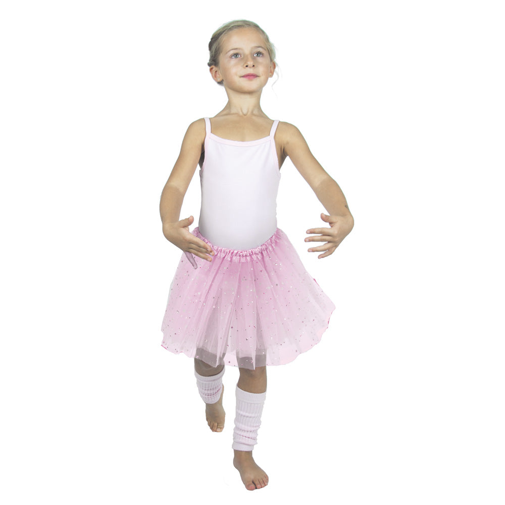 Tutu fee rose avec etoiles hologramme