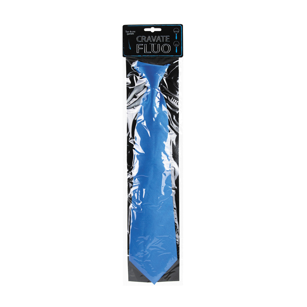 CRAVATE FLUO BLEUE