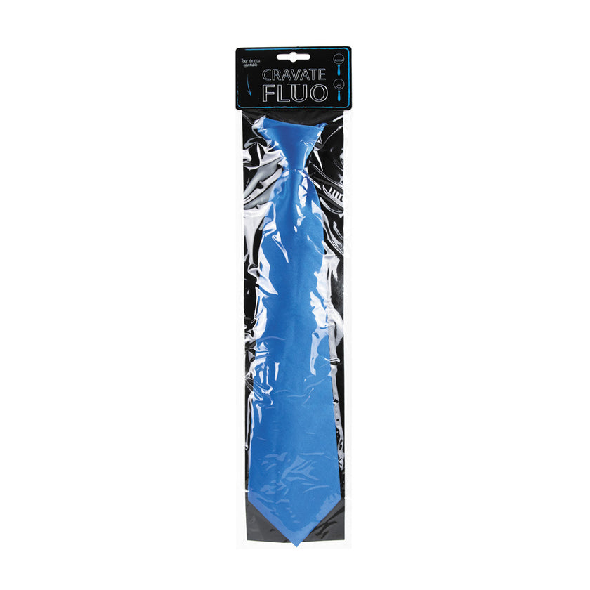 CRAVATE FLUO BLEUE