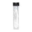 CRAVATE SATIN BLANCHE A ZIP