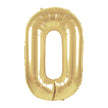 BALLON MYLAR CHIFFRE 0 OR 86CM