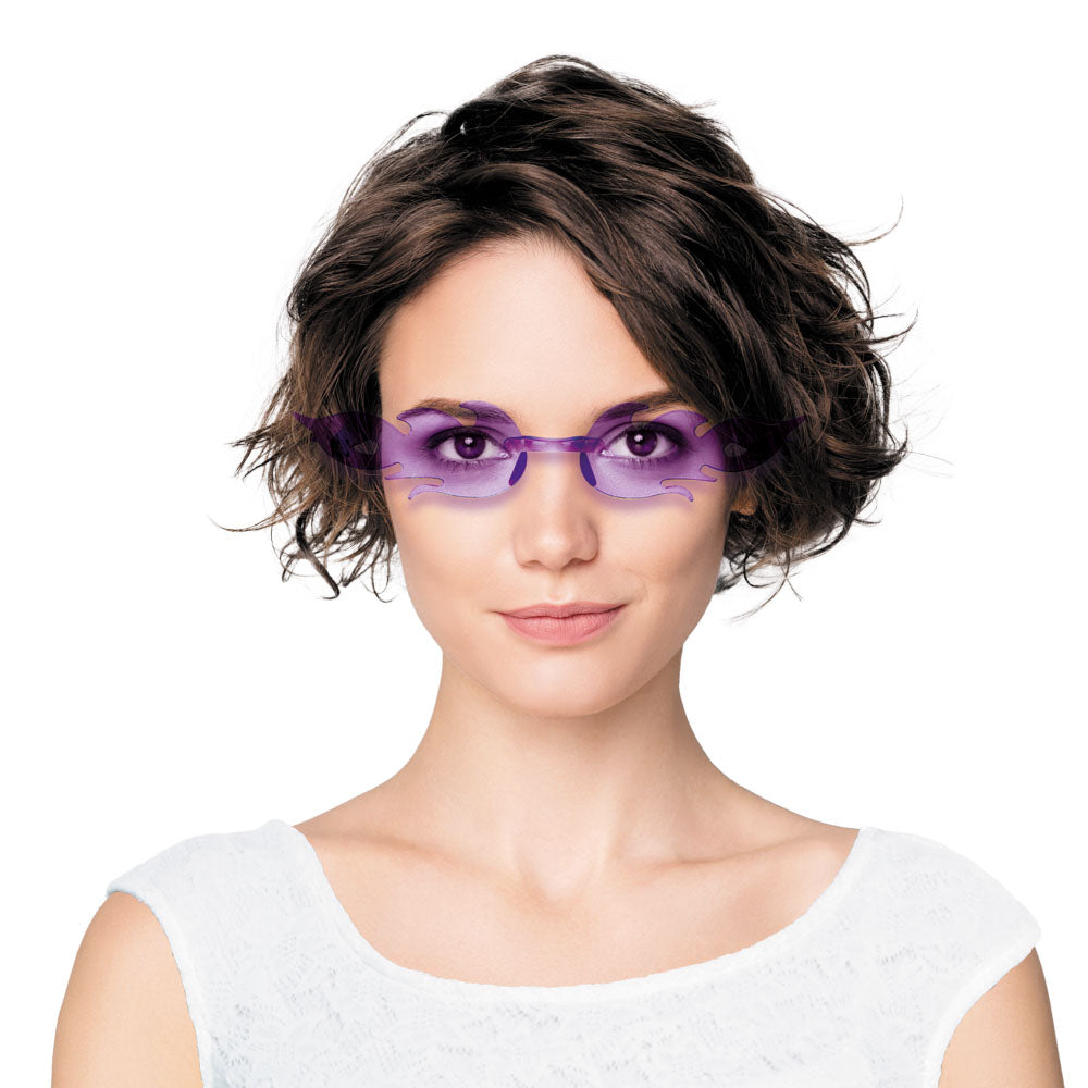 LUNETTES FLAMMES VIOLET