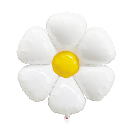 Ballon mylar marguerite hippy party