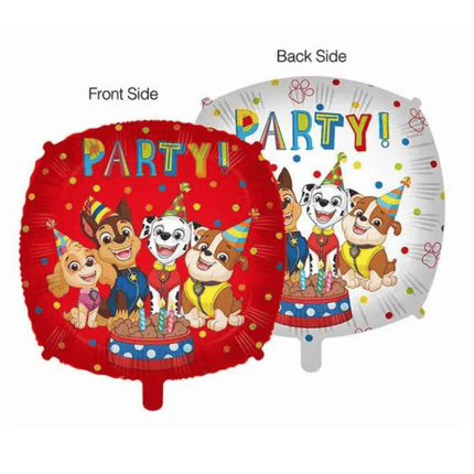 alu carre PAT PATROUIILLE 2 face 46cm - Licence