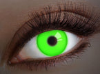 lentilles de contact uv neon fluo vert 12 mois