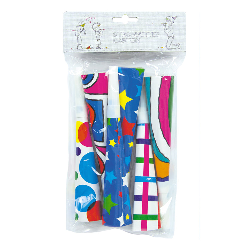 Trompette carton  x6
