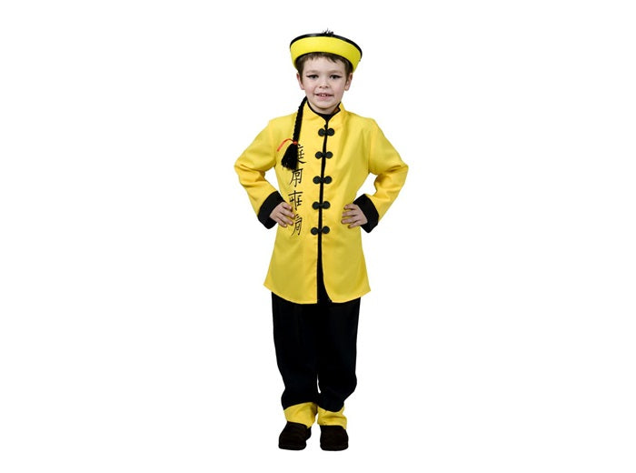 déguisement de chinois jaune enfant