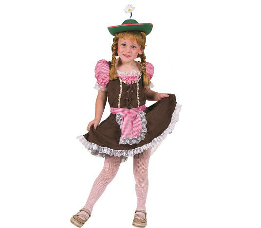 déguisement de tyrolienne rosa enfant