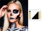 set de maquillage noir et blanc visage et corps 4pcs