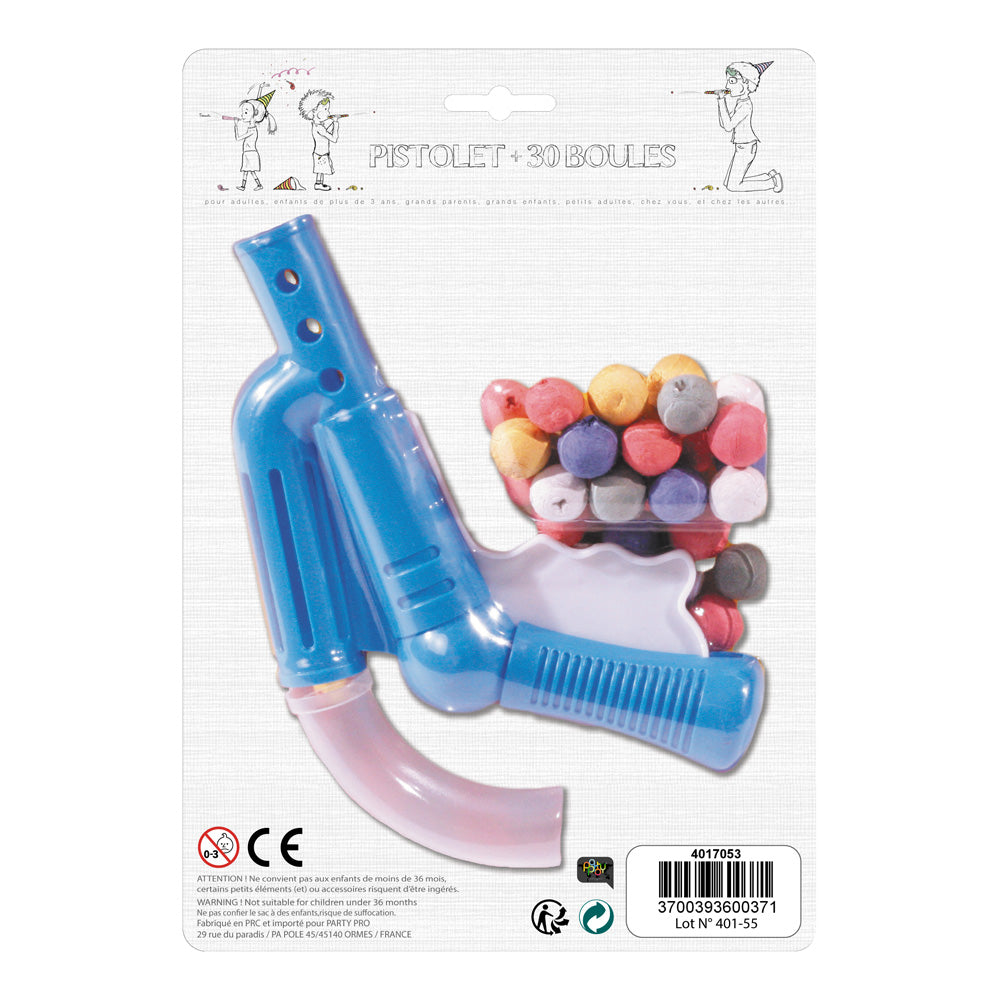 PISTOLET + 30 BOULES DANCING