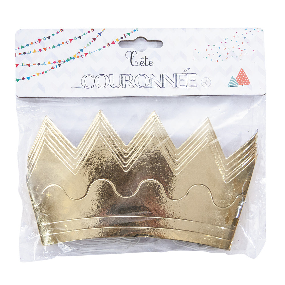 6 COURONNES OR