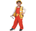 salopette orange enfant