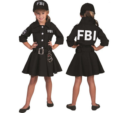 déguisement de policière f.b.i enfant