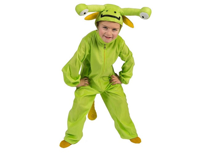 déguisement d'alien vert enfant