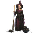 déguisement sorcière noir et violet enfant