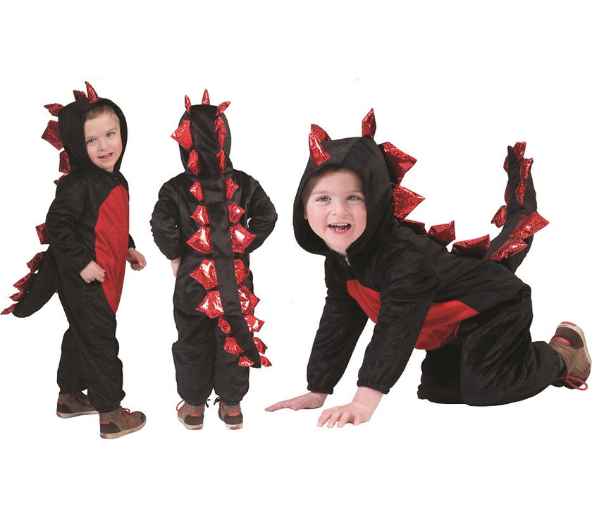déguisement de dragon noir enfant