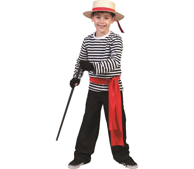 marinière noir et blanc garçon