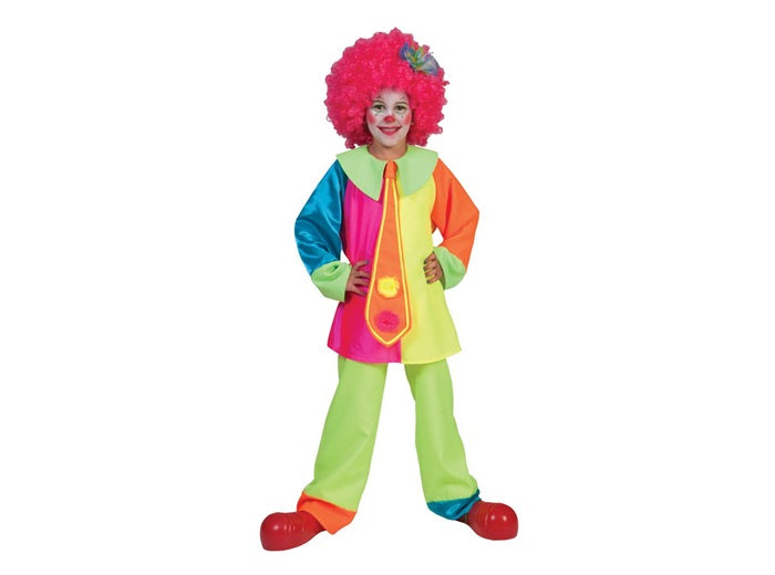 déguisement de clown multicolore garçon 3pcs