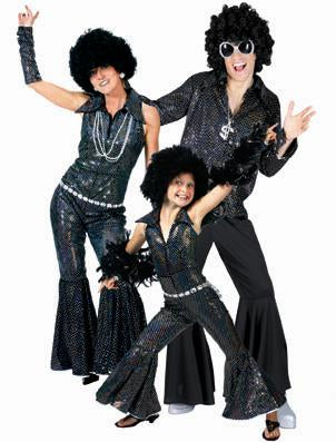 combinaison disco pour enfant à sequins noir t1m28