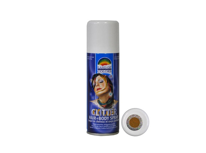 bombe à paillettes or 125ml
