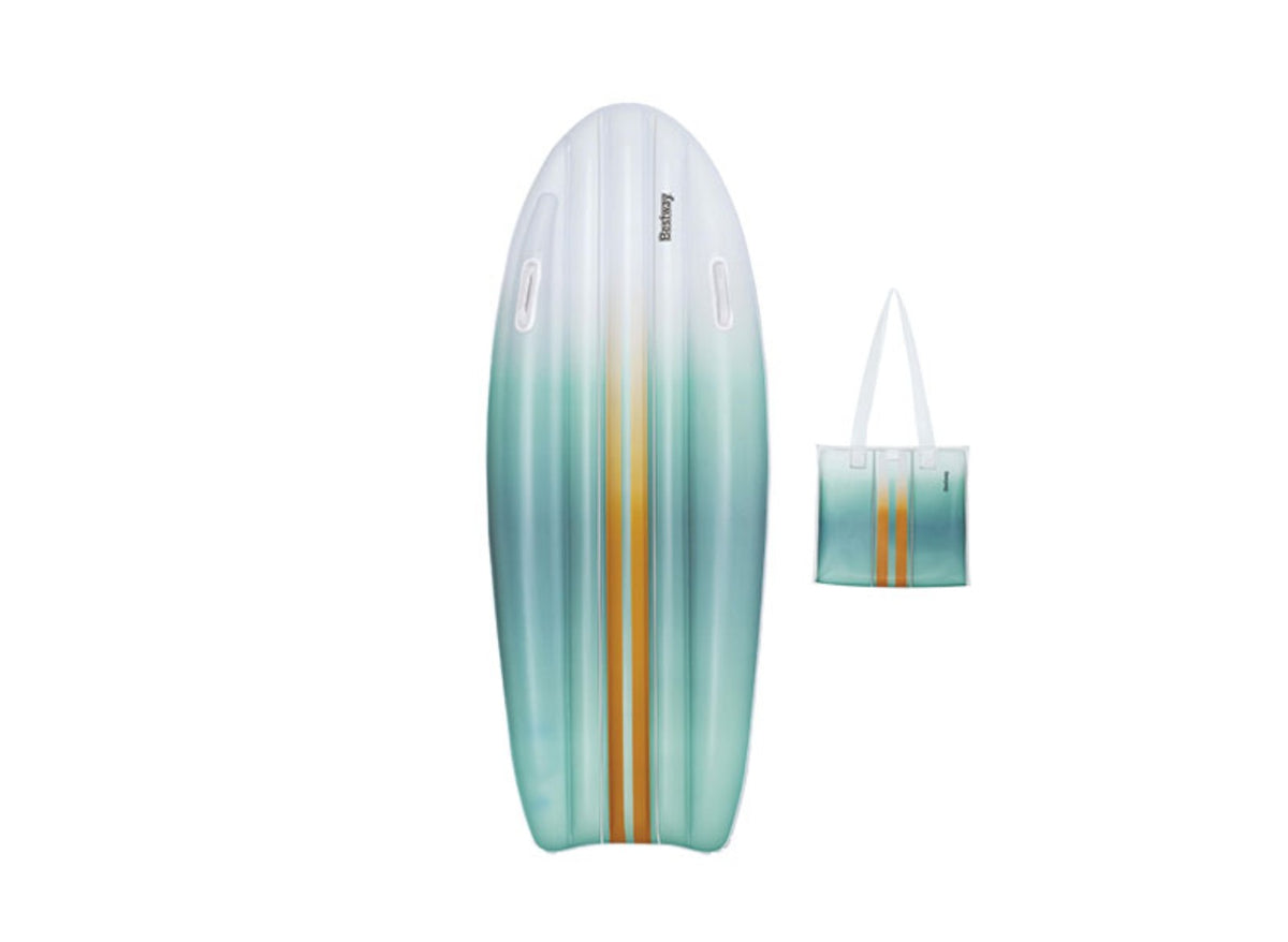 matelas gonflable planche de surf avec sac de plage 1.83x0.71m