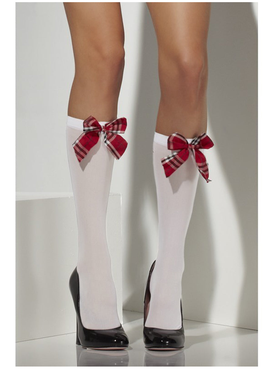Chaussettes montantes (au genou) de collégiale