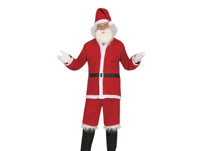 déguisement de père noël feutrine 5pcs homme
