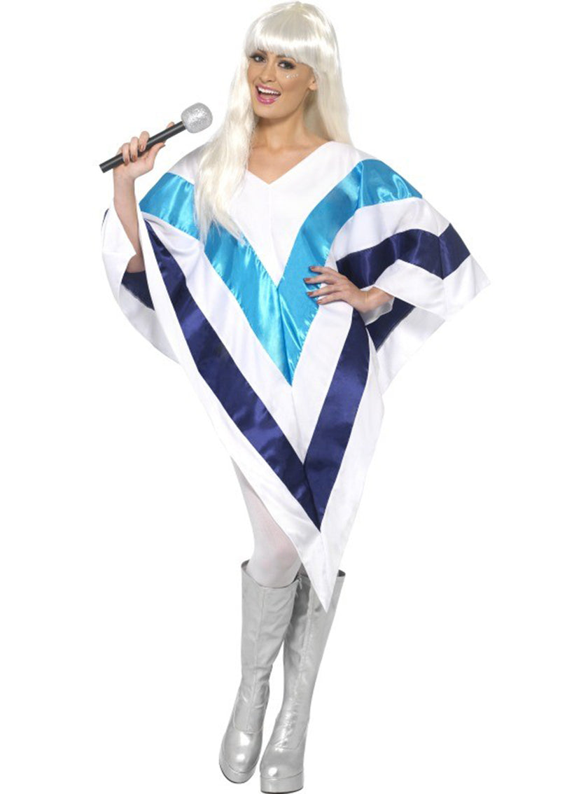 Poncho années 80 femme