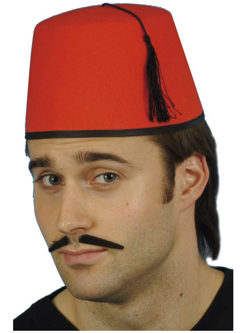 Chapeau fez rouge