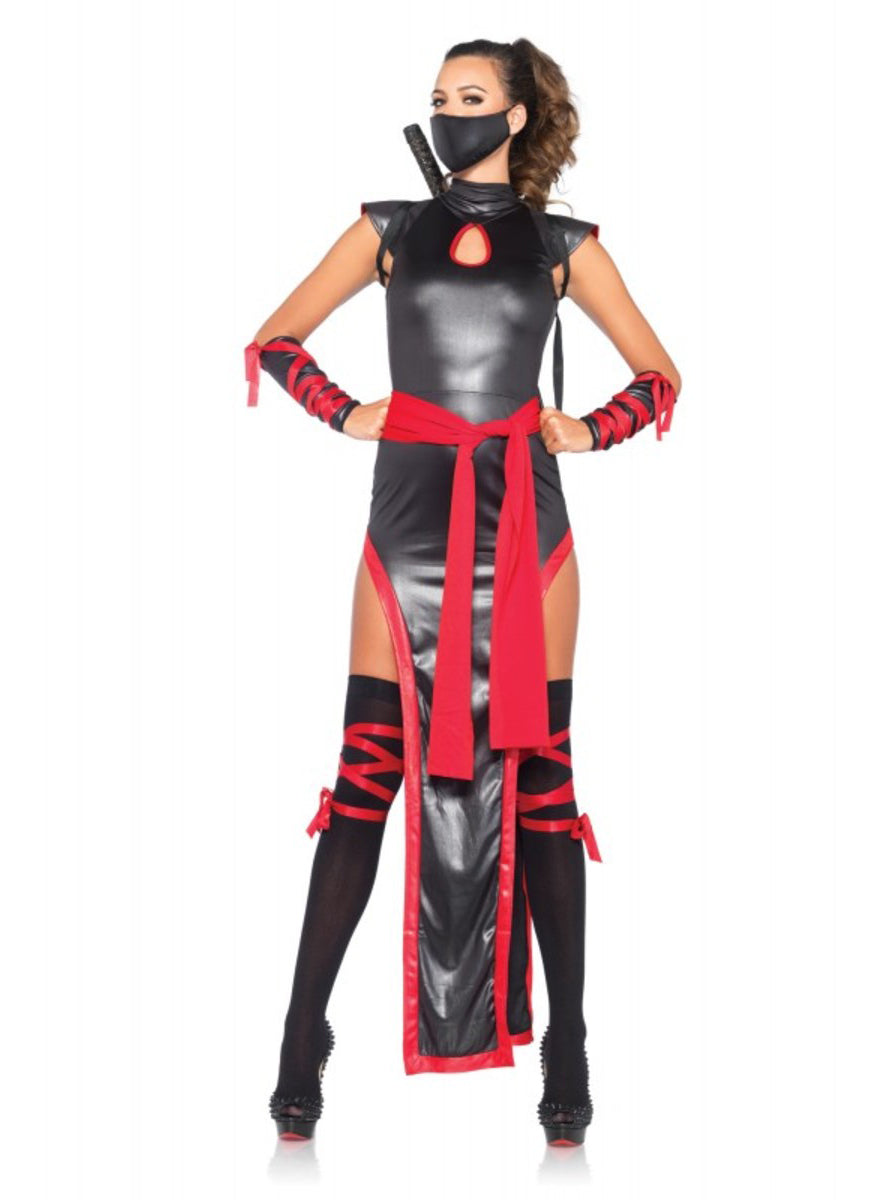 Déguisement ninja de l'ombre femme