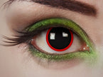 lentilles de contact jour des morts poupée rouge noir 12 mois