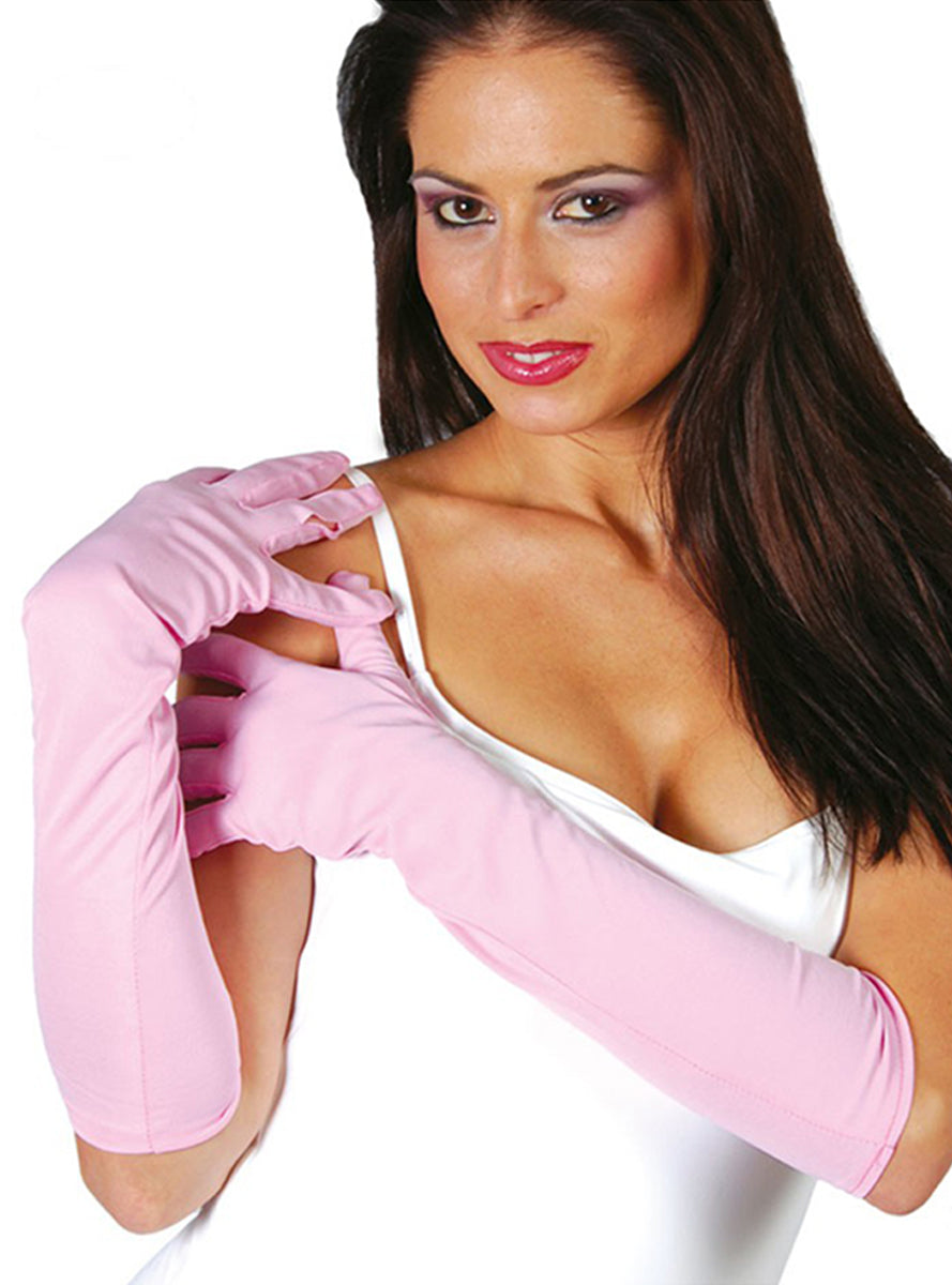 Gants roses