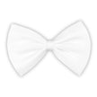 Nœud papillon blanc adulte