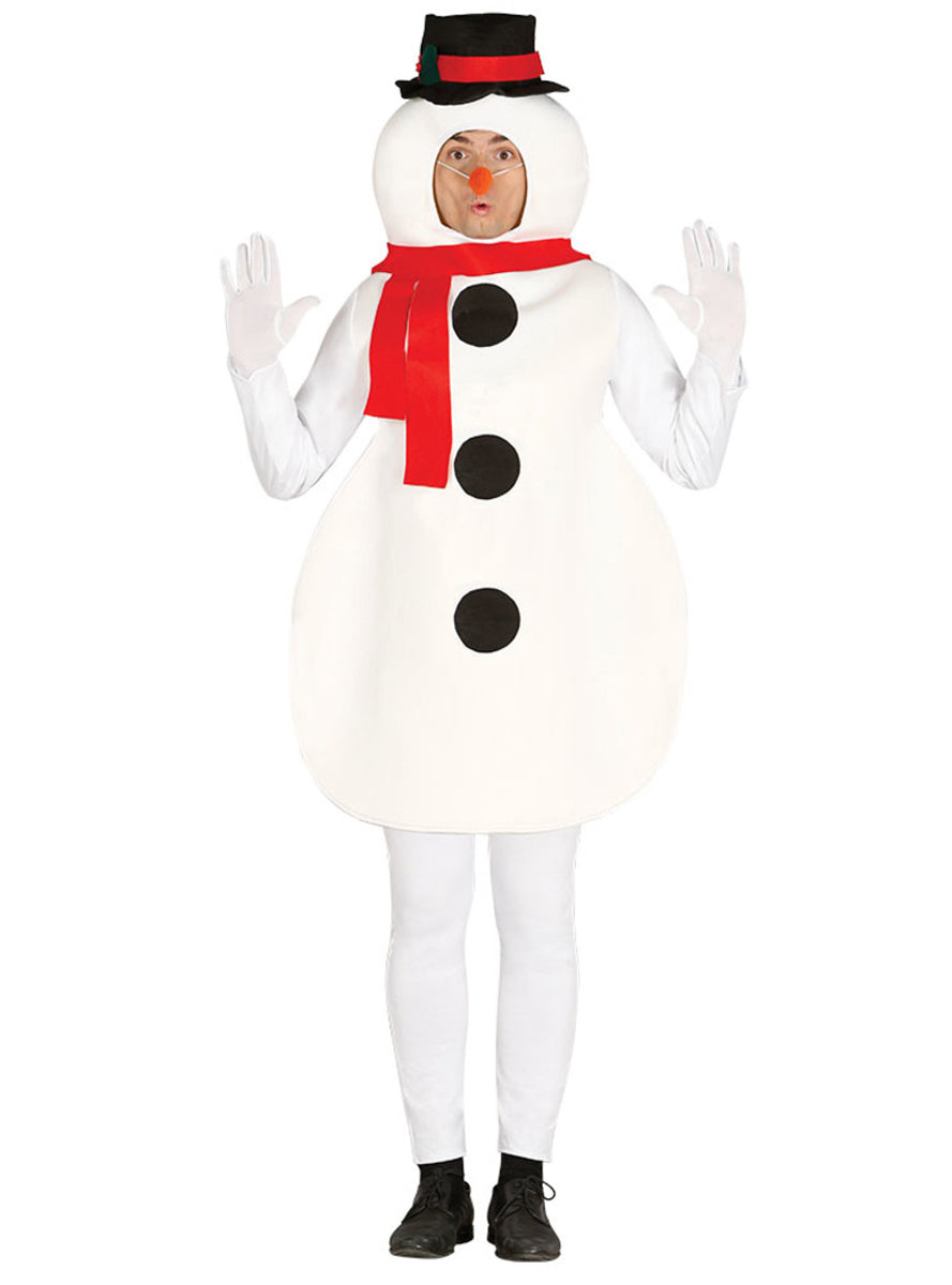 Déguisement poupée des neiges amusante homme