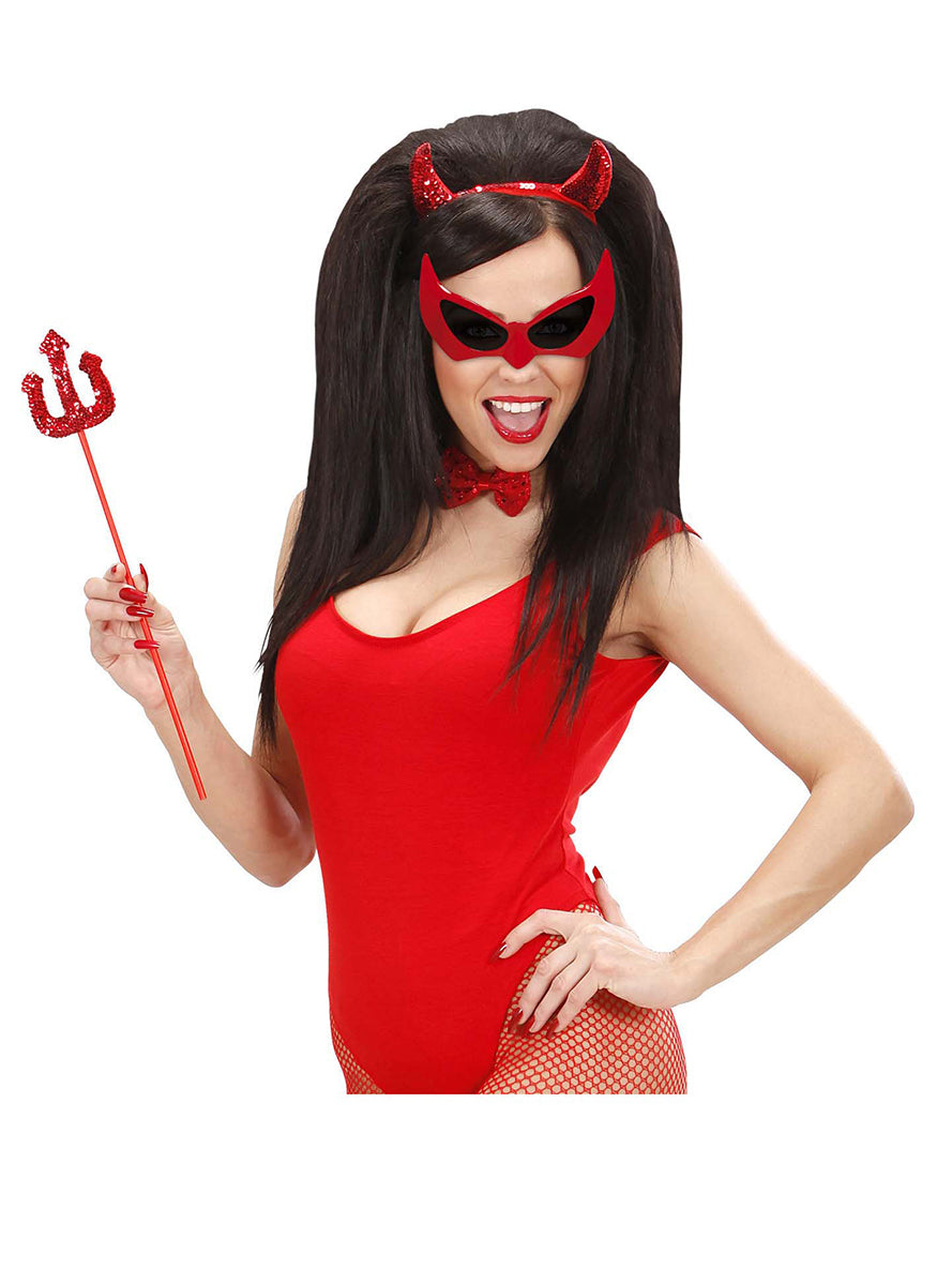 Lunettes de diable rouges