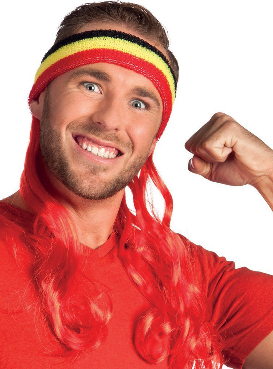 Bandeau sportif Belgique avec cheveux