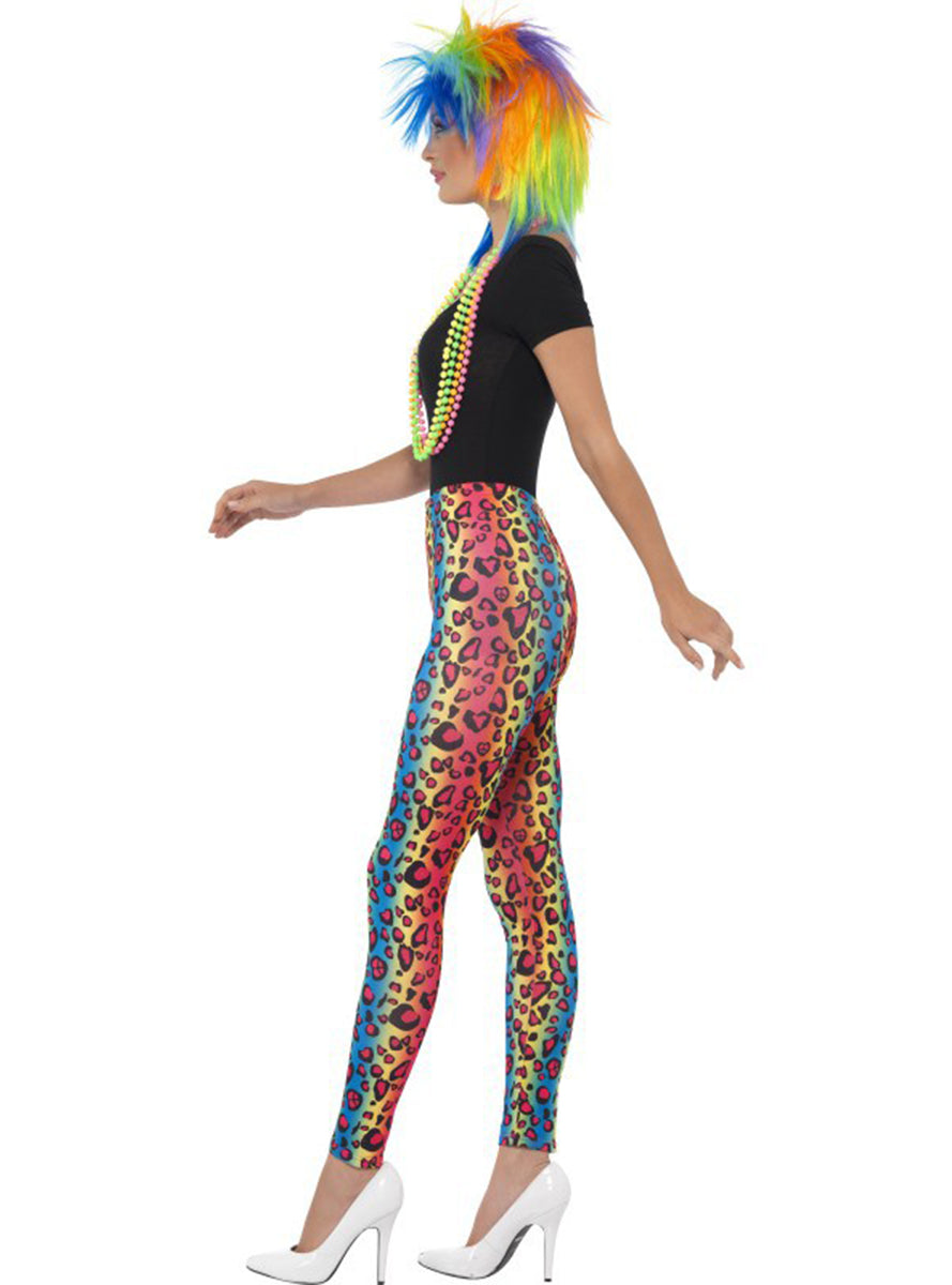 Leggings léopard couleurs femme